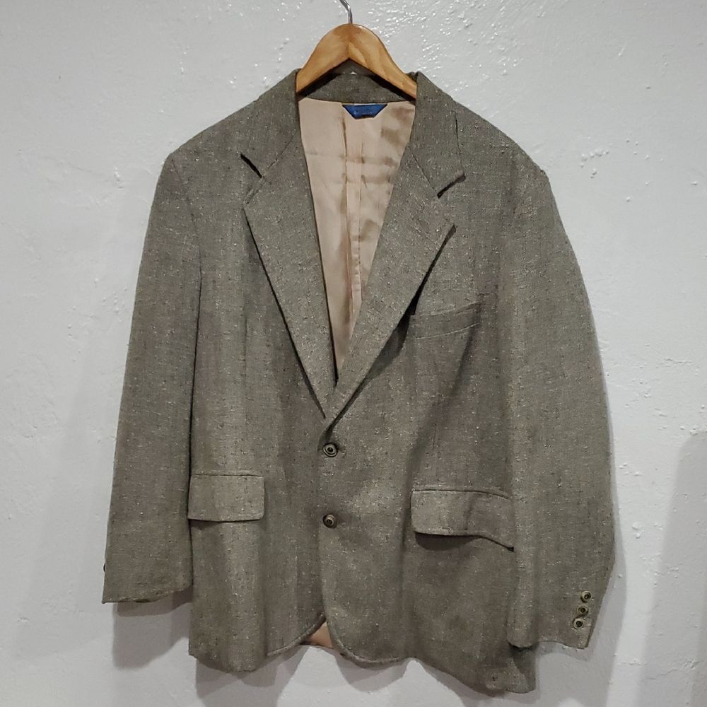 Vintage Pendleton Country Traditionals Mens Multicolor Tweed Jacket Size 44